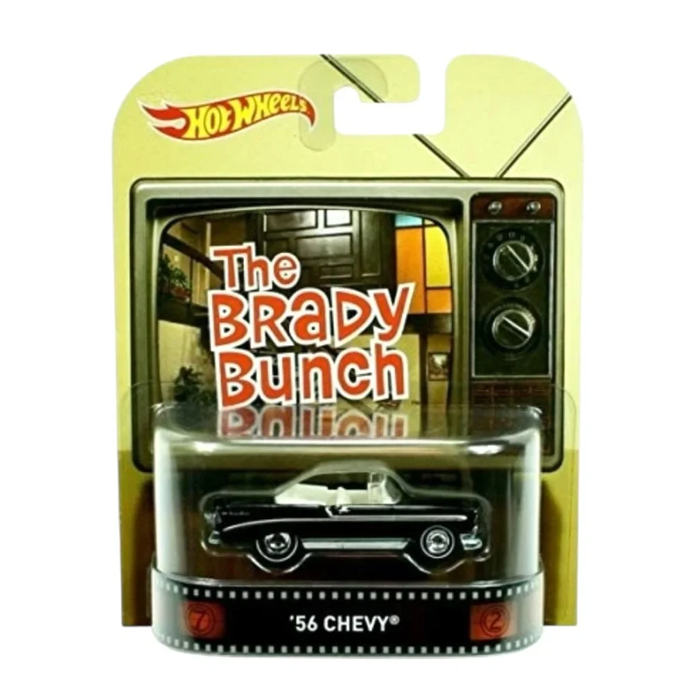 1956‎ Chevy The Brady Bunch Hot Wheels 2015 Retro Series 1/Die Cast Vehicle